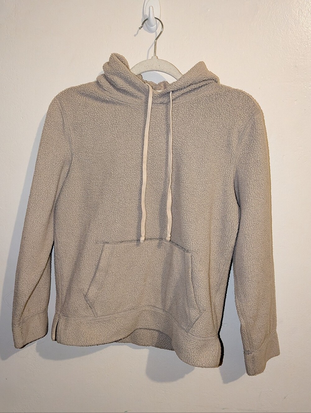 Abercrombie & Fitch Beige Sherpa Hoodie Size XS
